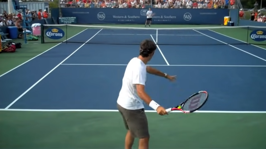 serve technique in tennis