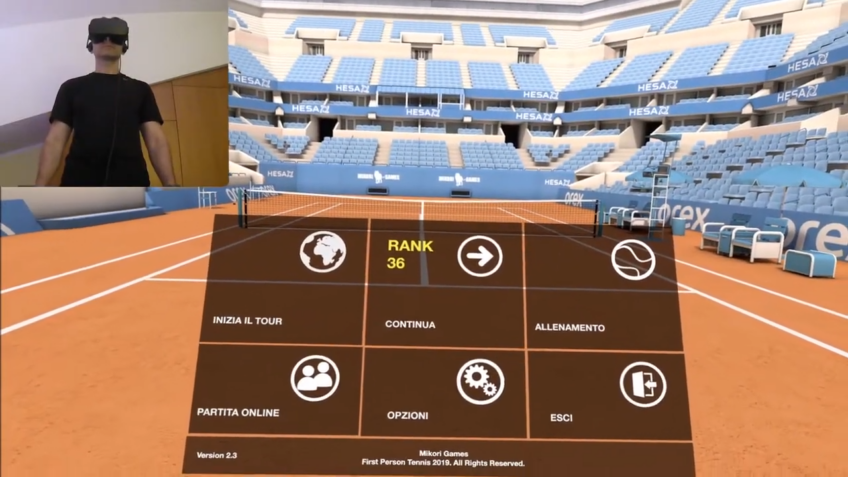 vr Tennis Gameplay